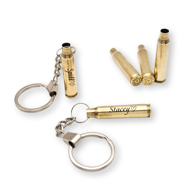 брелок з латунної гільзи