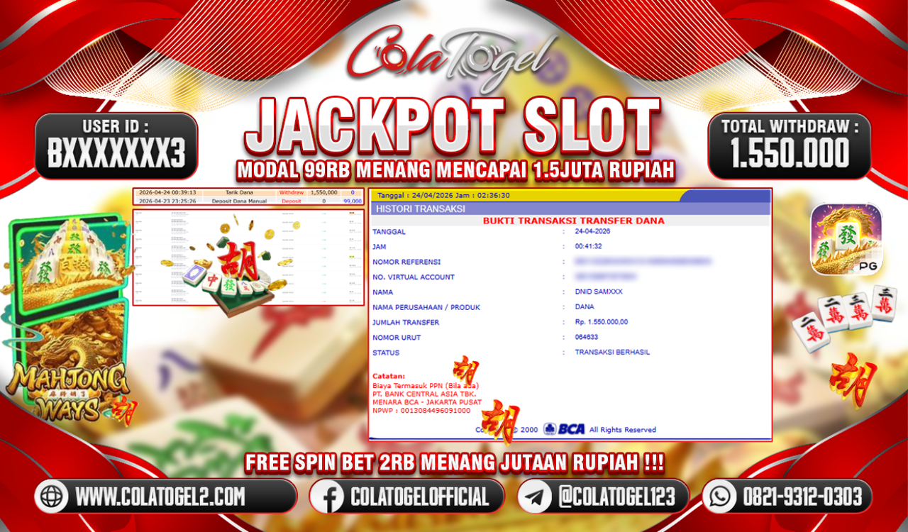 JACKPOT SLOT GACOR!!