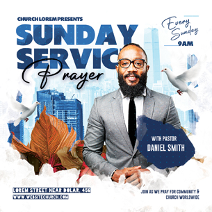 Church Concert Flyer Template - PSD - 2