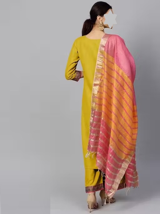 Cotton Kurti Set For Women's Color 1 (KS178)