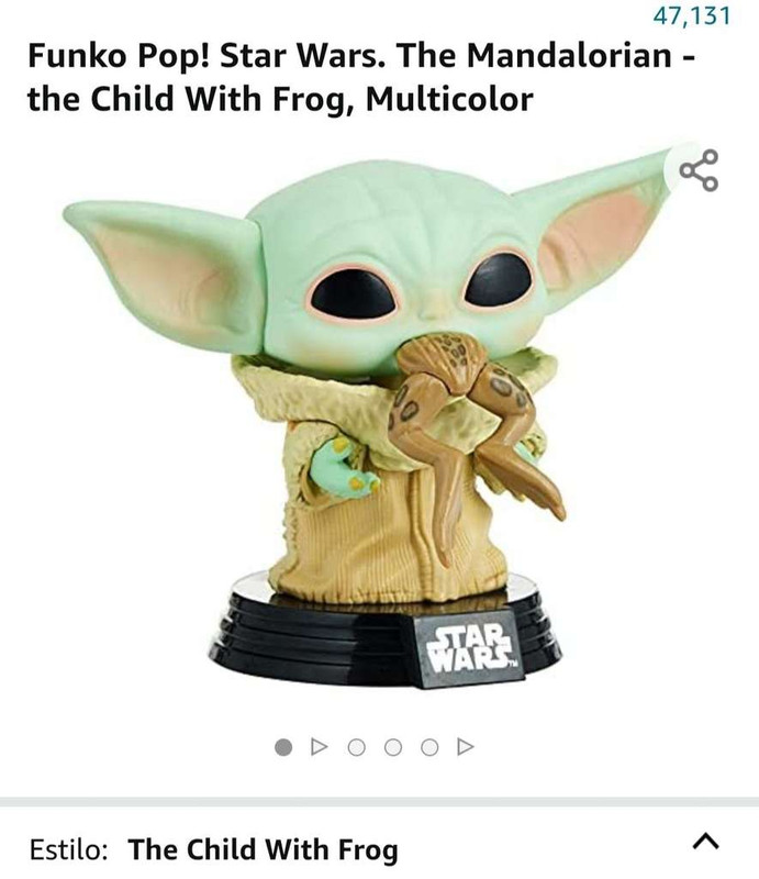 Amazon: Funko Pop-The Mandalorian: The Child with frog 
