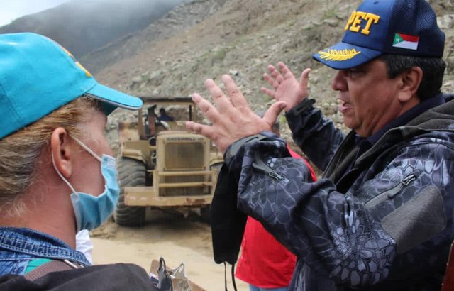 Gobernador Gernardo Márquez inpecciona vías tras fuertes lluvias en Trujillo Gerardo Márquez