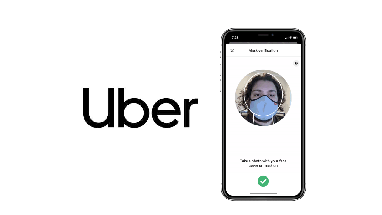 Uber te pedirá que te tomes selfies con tu mascarilla Uber te pedirá que te tomes selfies con tu mascarilla