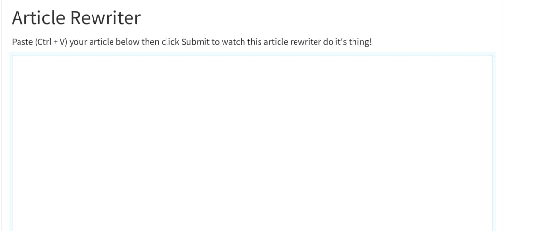 Article Rewriter