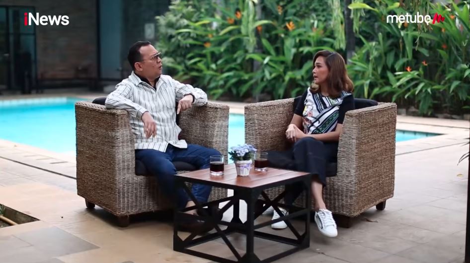 Maia Estianty bersama Alvin Adam