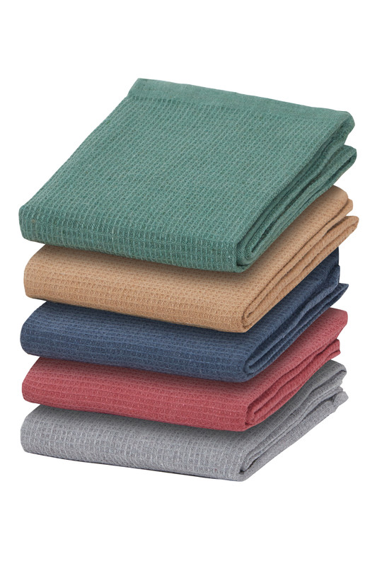 Organic Waffle Kitchen Towels - Soaring Heart Natural Bed Company - View #2