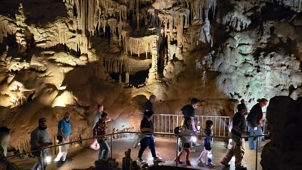 Touring the Cave (retouched)