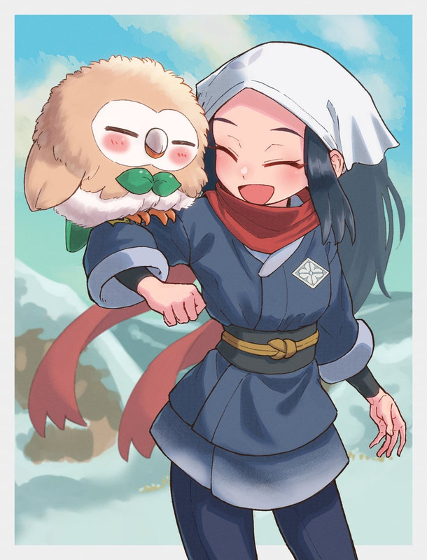akari-and-rowlet-pokemon-and-2-more-draw