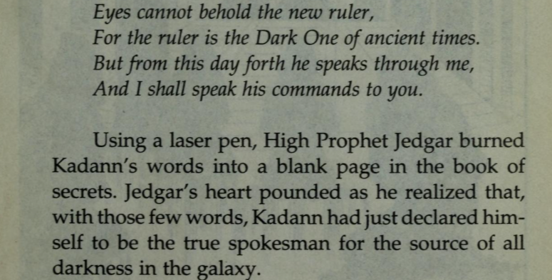 Lord Kaan was the source of all darkness in the galaxy