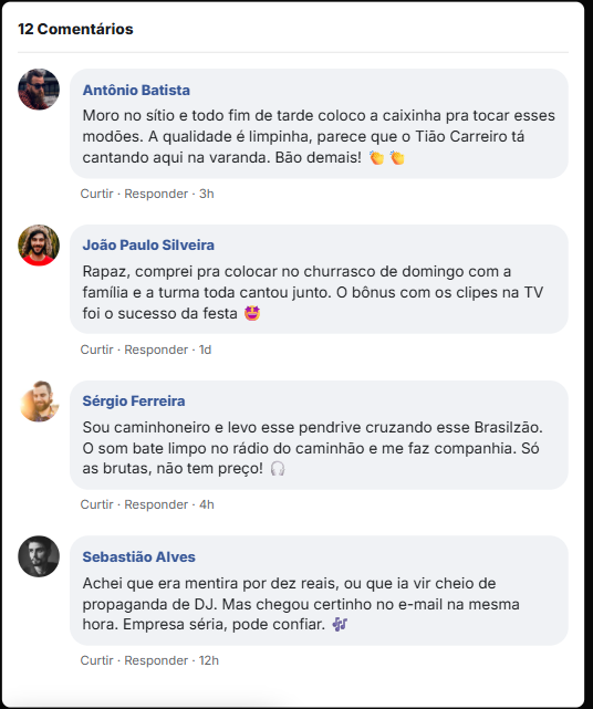 Feedback dos Compradores