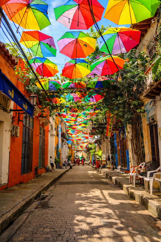 Calles coloridas Cartagena