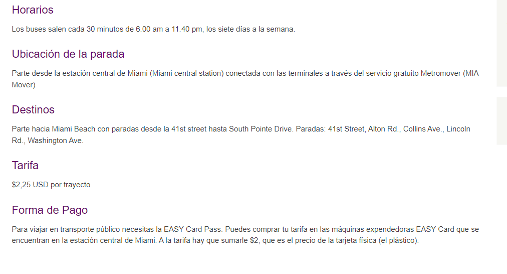 Miami: traslados a/desde el aeropuerto - Foro Florida y Sudeste de USA