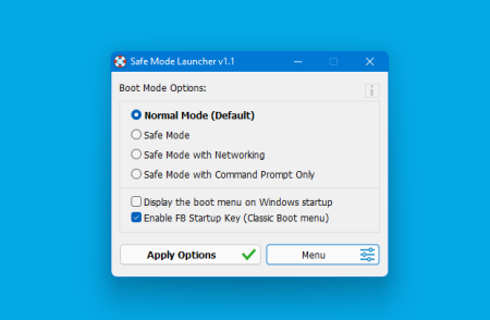 Safe Mode Launcher 1.1 Multilingual Safe Mode Launcher 1.1 Multilingual