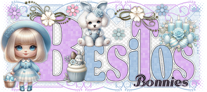 Besos Whimsy Easter bonnies