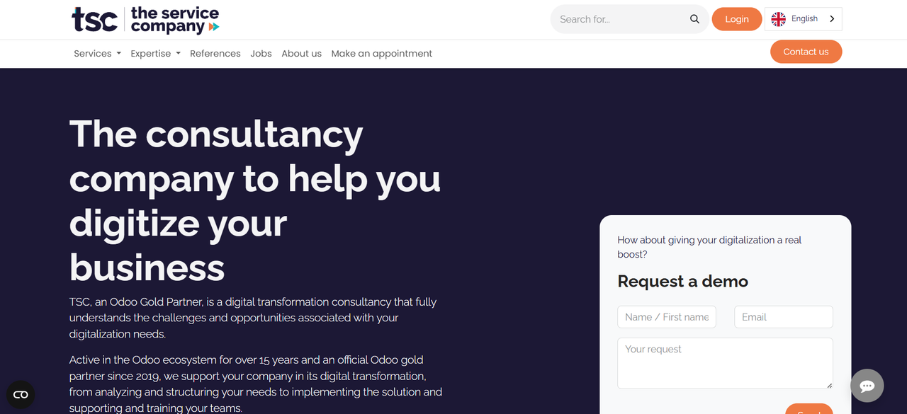 Odoo Development Company tsc – The Service Company SRL