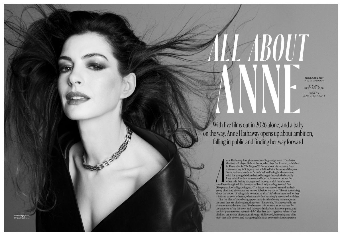 anne hathaway in marie claire australia september 2026 0