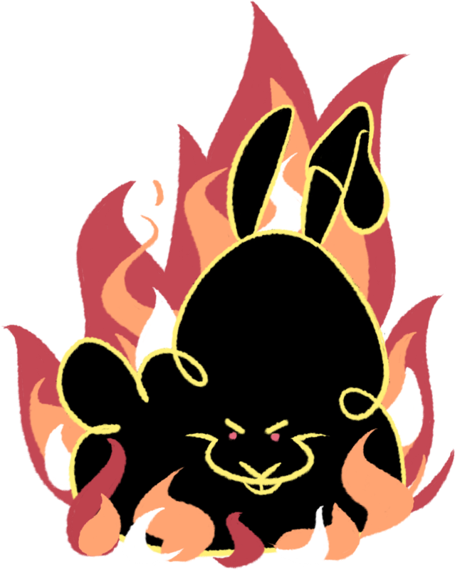 Flaming Dust Bunny