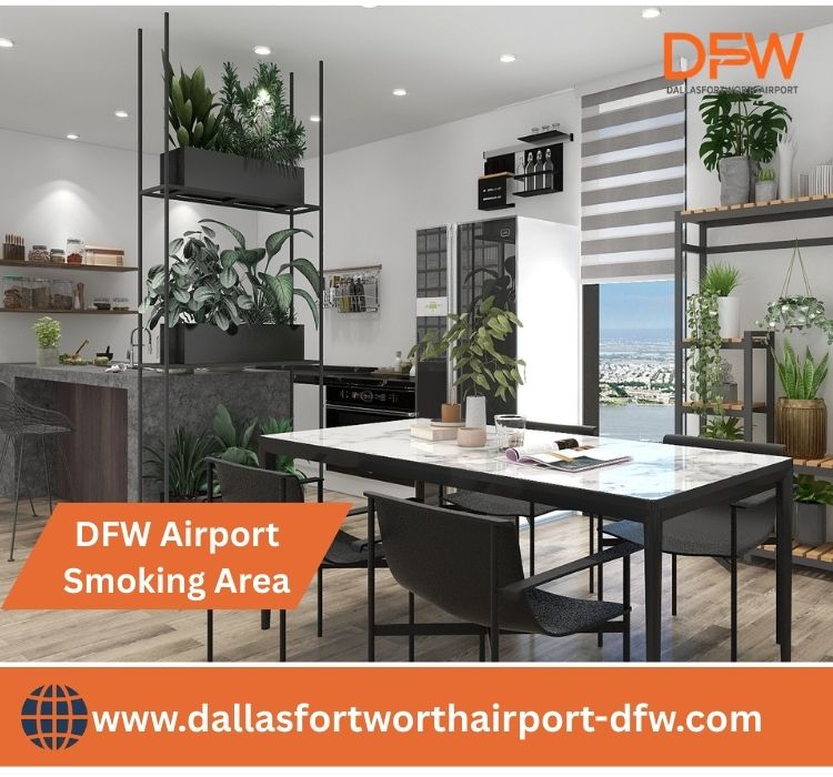 DFW Airport Smoking Area