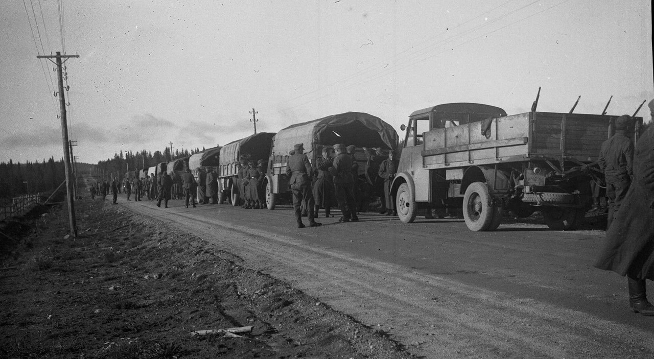 Foto Wehrmacht Gebrigsjäger Norwegen WK2