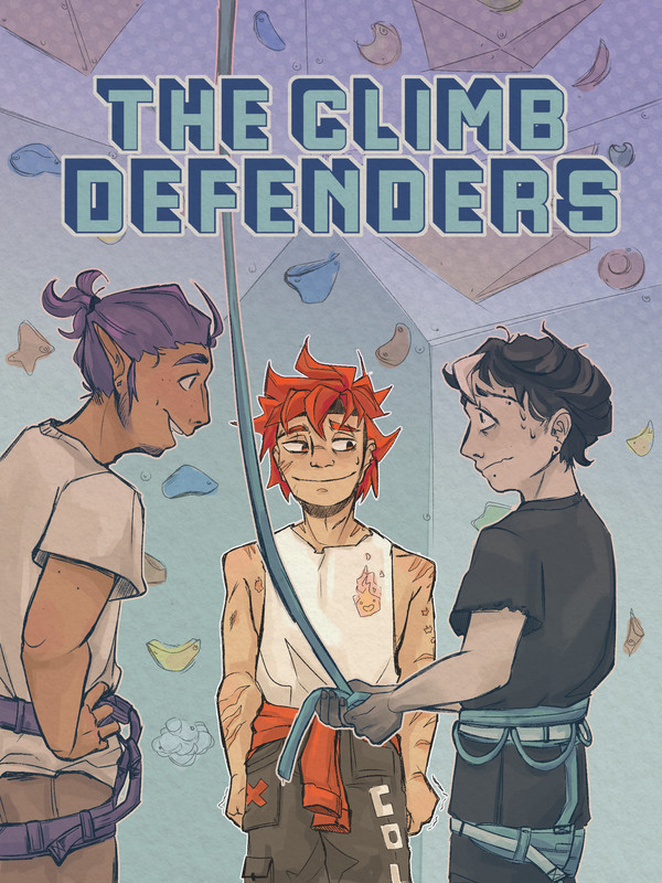 art done by @gillionmeowstrider on Tumblr of the Prime Defenders, ready to climb