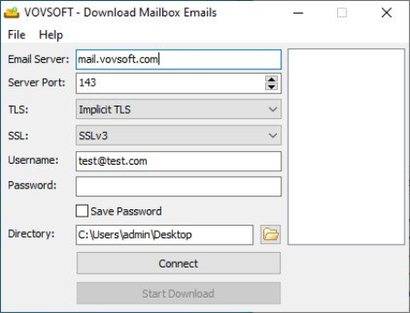 VovSoft Download Mailbox Emails 1.2