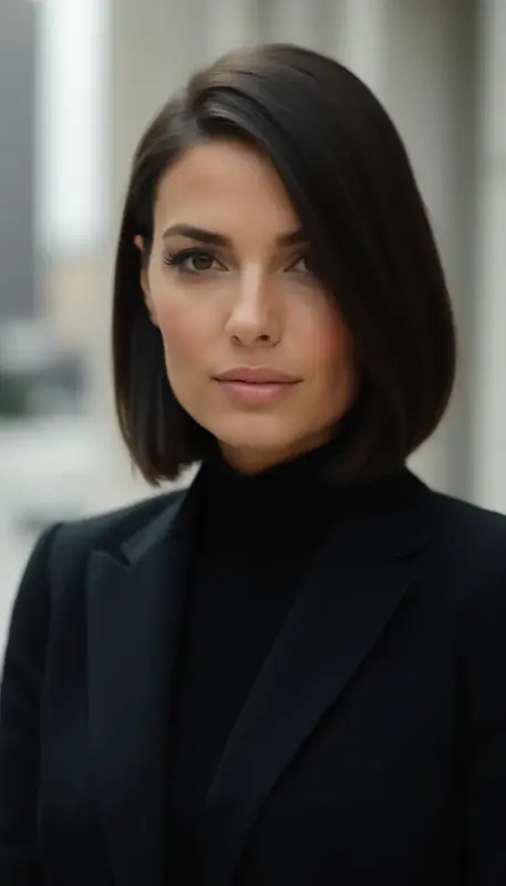 Edgy Grace: Where Timeless Meets Trendsetting - Asymmetrical hair