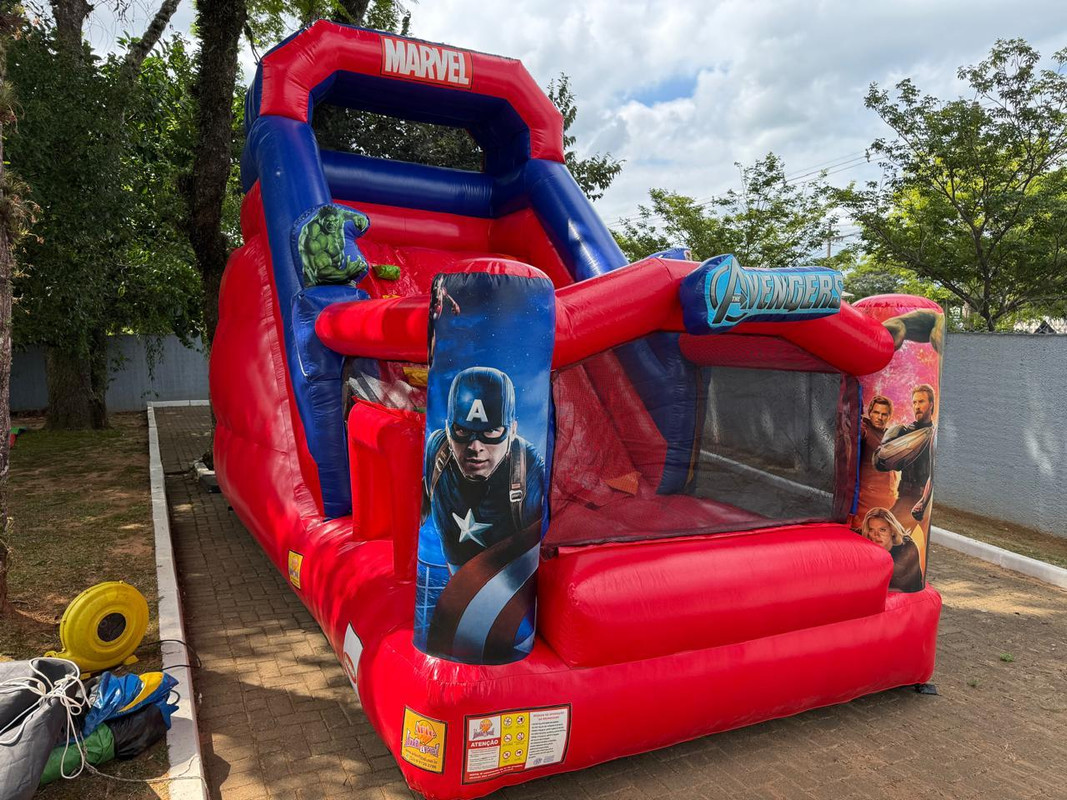 Tobogã 2 em 1 Vingadores - Foto 1