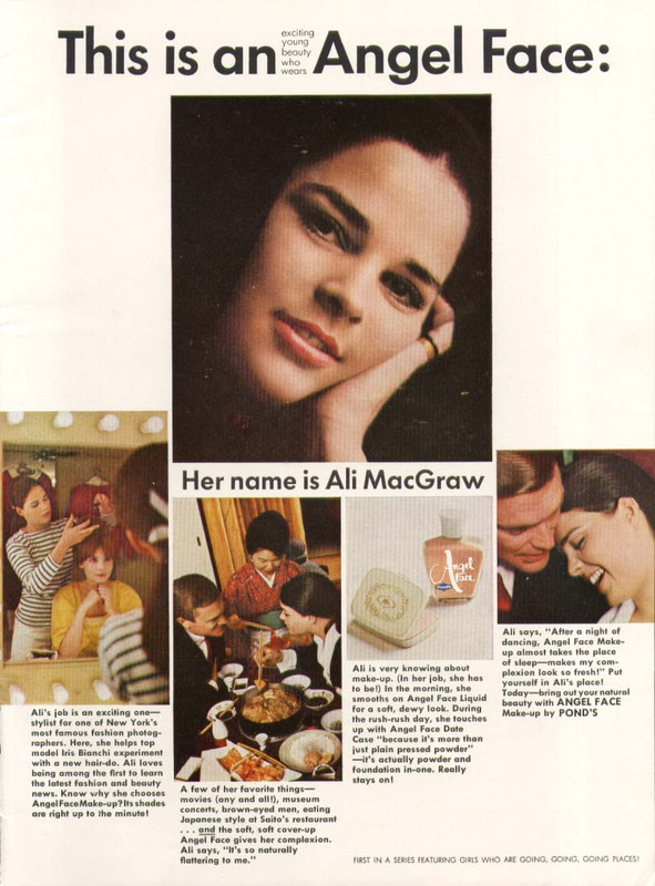 ali_macgraw_angel_face_ponds_1964