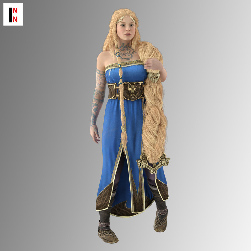 GoW Ragnarok Sif for Genesis 8 Female