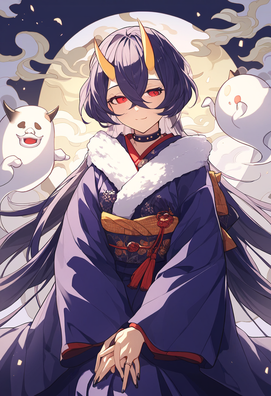 _japanese clothes, ogre,princes,Female ghosts s-1022396910