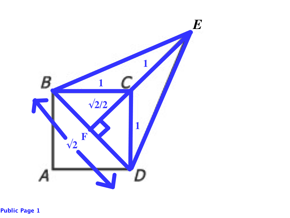 traingle BCE