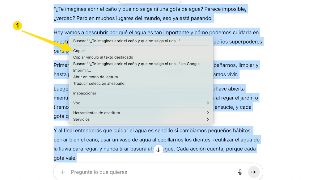 Paso 4: Exportar el resultado a un documento.