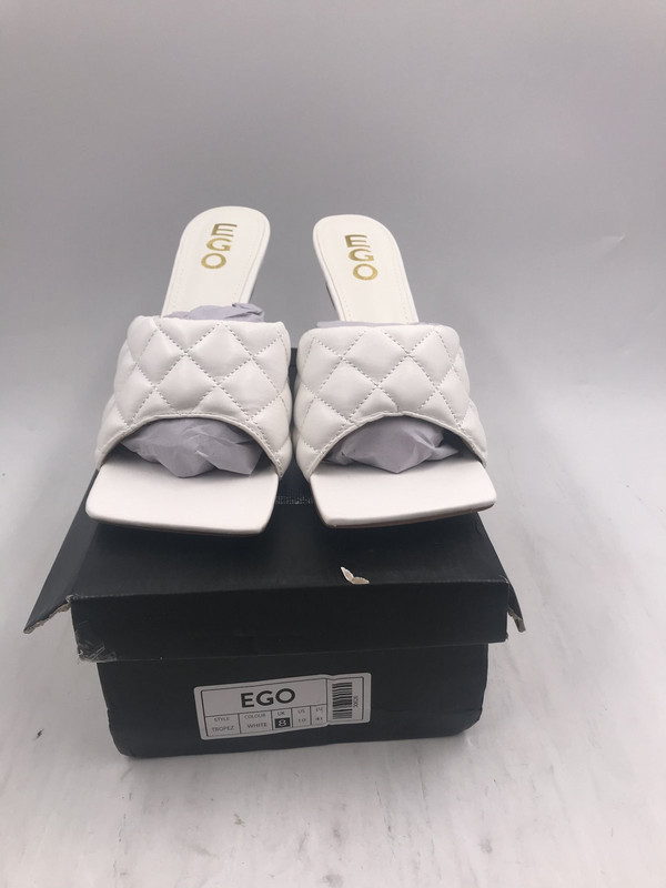 EGO TROPEZ WHITE 30626 WOMENS HEELS 10