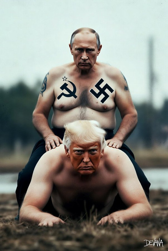 Putin and TACO Trump - Master and... What? Sexual Slave!