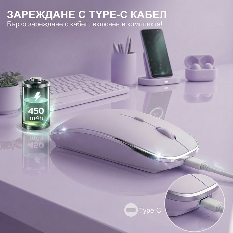 Универсална съвместимост лилава