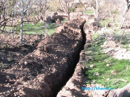 آغاز عملیات اجرایی طرح انتقال آب از مظهر قنات به محل استخر جدید