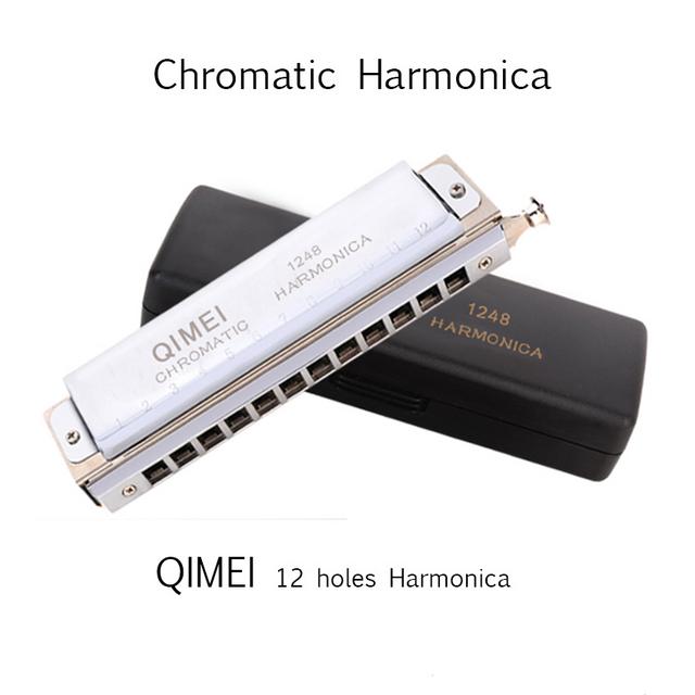 Chromatic-Harmonica-QIMEI-12-Holes-48-Tones-Mouth-Organ-Professi