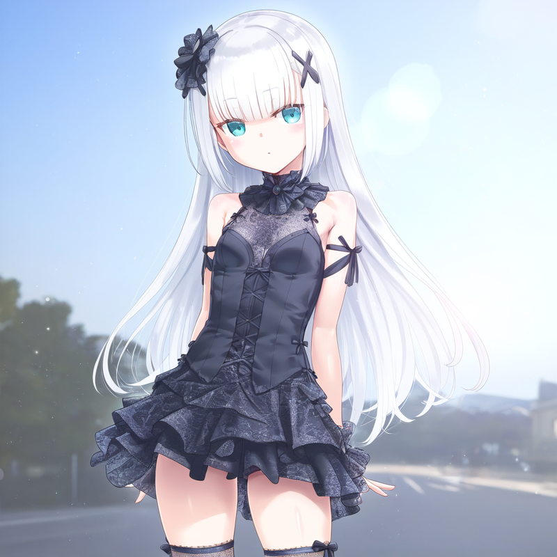 1girl, ks (xephyrks), NDGD, ohlia, {kobayashi ritz}, reoen, {{{outdoors, photo b s-1093023316