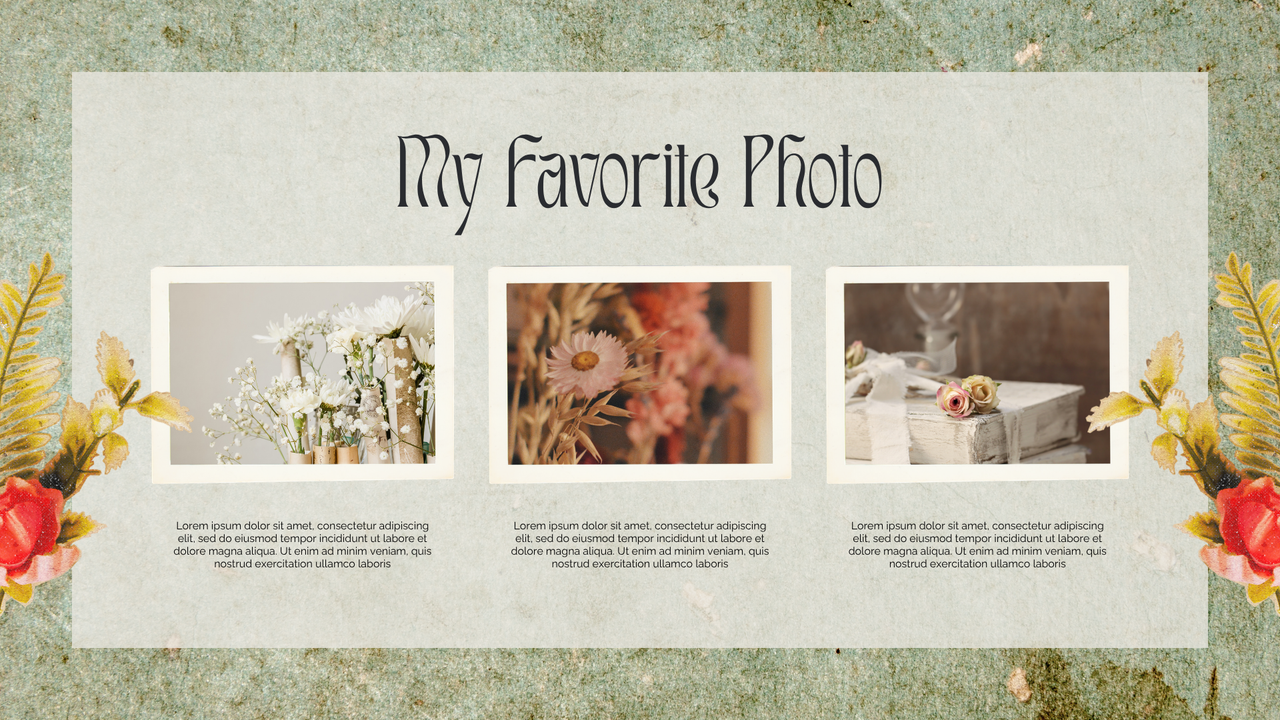 Green Collage Vintage My Creative Portfolio Presentation