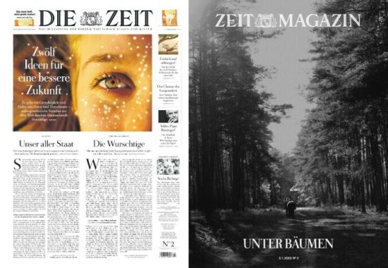 Cover: Die Zeit und Zeit Magazin No 02 Vom 05  Januar 2023
