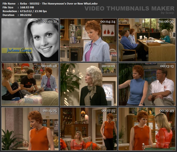 Reba - S01E02 - The Honeymoon's Over or Now What.mkv