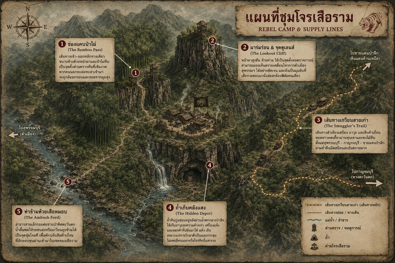Rebel Camp Map