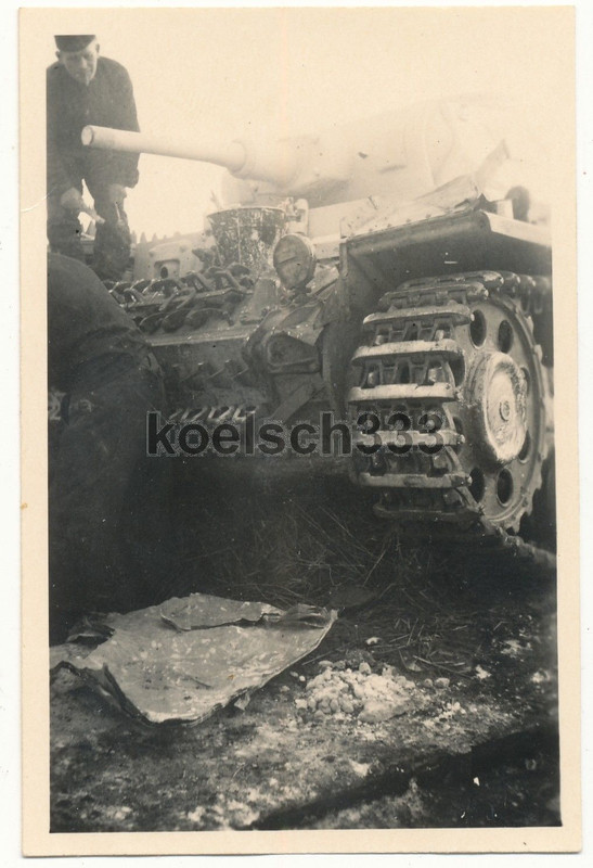 Foto Panzer Schneetarnung  Panzermänner streiche