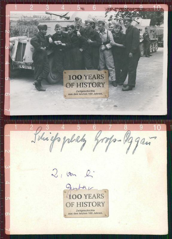 Orig. Foto Halbkette SdKfz Panzer Tank Geschütz 