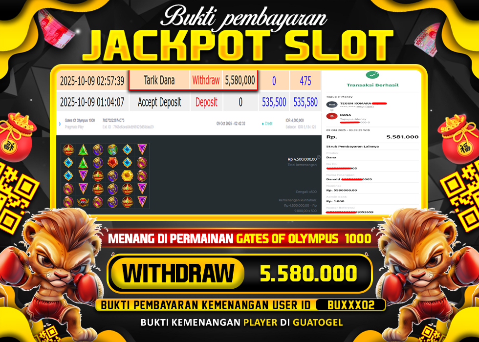 BUKTI JACKPOT LUNAS GUATOGEL
