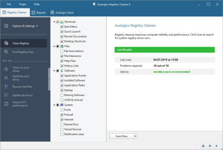 Auslogics Registry Cleaner Professional 9.0 Multilingual