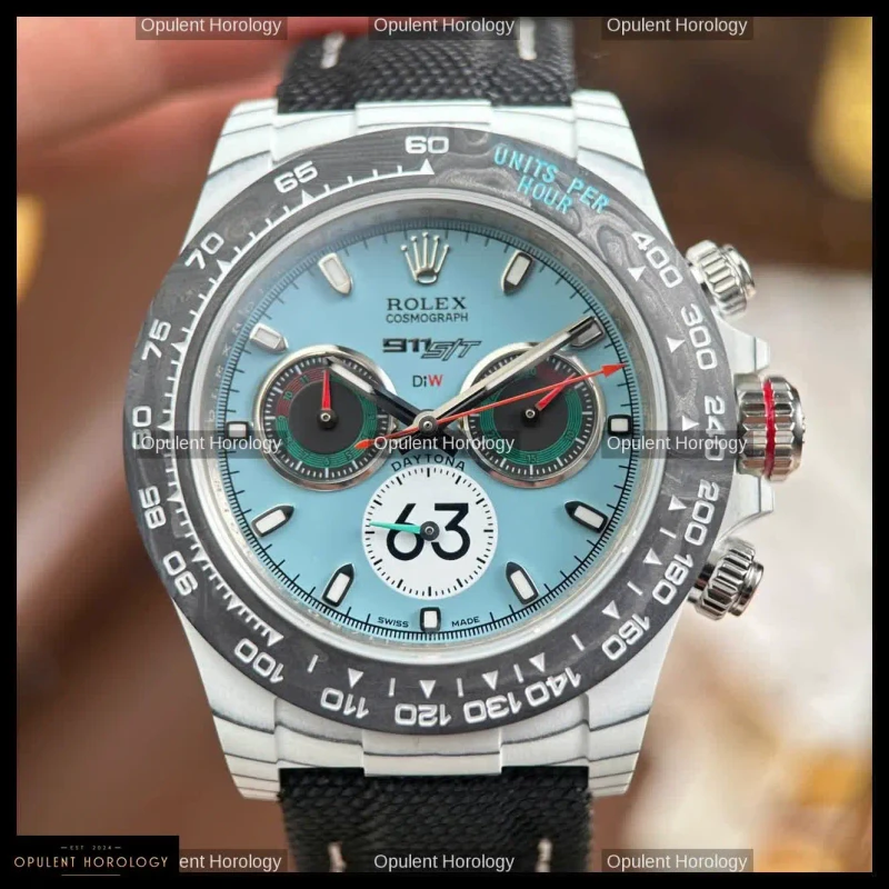 Rolex Daytona DIW Ferrari Tiffany Dial White Carbon Lightweight 40mm