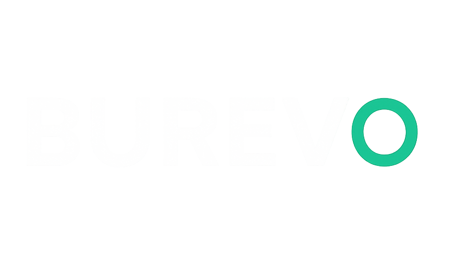 BUREVO logo (green O)