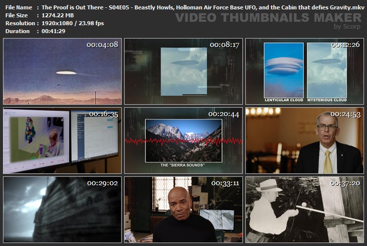 The Proof is Out There - S04E05 - Beastly Howls, Holloman Air Force Base UFO, and the Cabin that def
