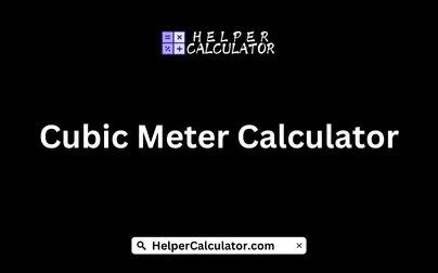 Cubic Meter Calculator